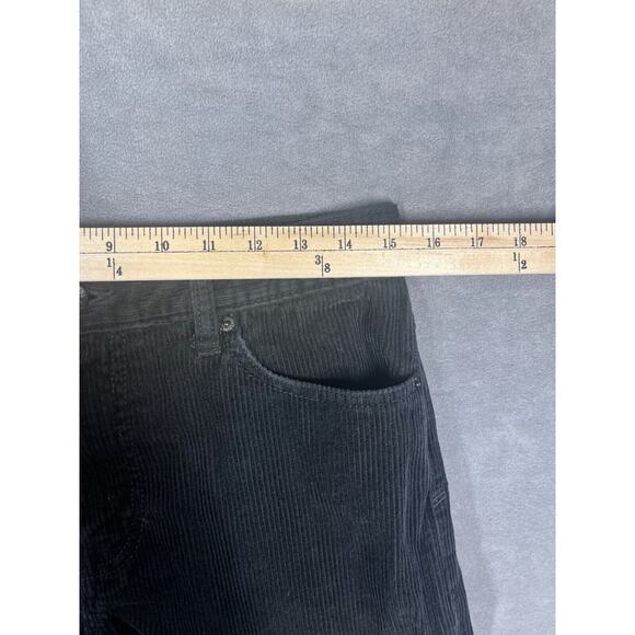 BDG Urban Outfitters Corduroy Pants Mens 30-32 Black Mid-Rise Straight 5-Pockets - Picture 5 of 8